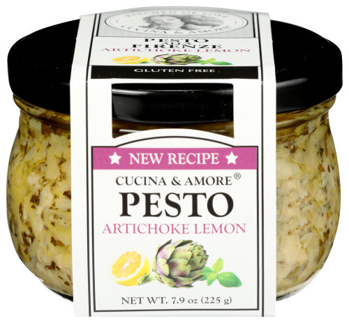 Cucina & Amore 
Pesto Artichoke Lemon, 7.9 OZ.