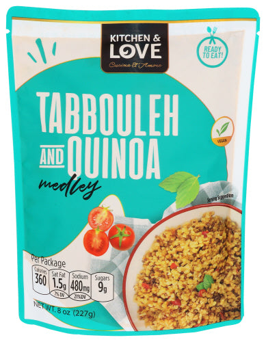 KITCHEN AND LOVE QUINOA AND TABBOULEH RTH - 8 OZ