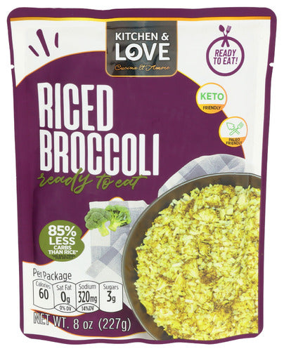 KITCHEN AND LOVE RICED BROCCOLI RTH - 8 OZ