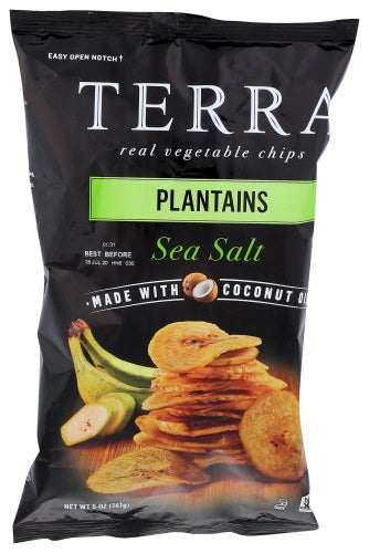 TERRA CHIPS CHIP PLANTAIN SEA SALT - 5 OZ