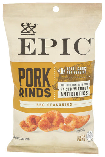 EPIC PORK RINDS TX BBQ - 2.5 OZ