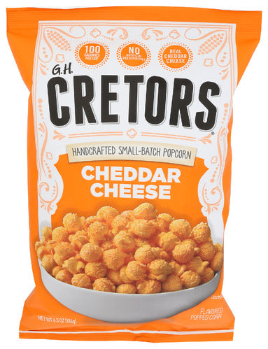 GH CRETORS POPCORN CHEDDAR CHEESE - 6.5 OZ