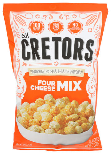 GH CRETORS POPCORN FOUR CHEESE NIX - 5 OZ