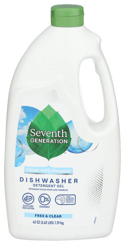 SEVENTH GENERATION DISH GEL AUTO FREE & CLR - 42 OZ