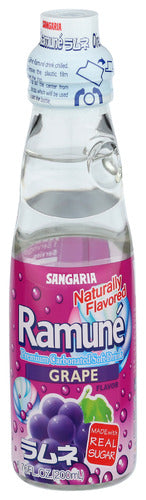 Sangaria Soda Ramune Grape, 6.76 FO.