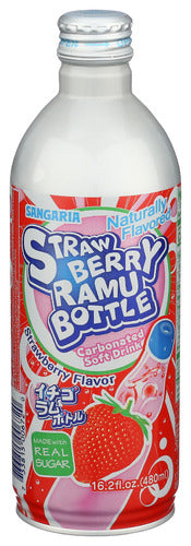 Sangaria Ramune Strawbrry Btl Can, 16.2 FO.
