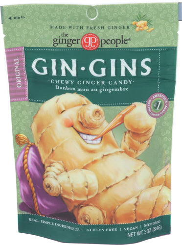 GINGER PEOPLE GINGER CHEW BAG - 3 OZ