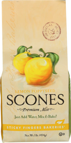 STICKY FINGERS MIX SCONE LEMON POPPY - 16 OZ