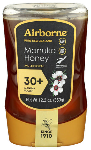 Airborne Honey 
Honey Manuka Mltiflrl 30, 12.35 OZ.