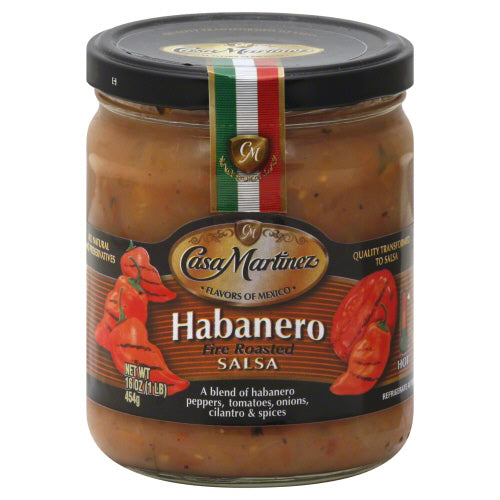 Casa Martinez 
Salsa Habanero Fire Rstd, 16 OZ.