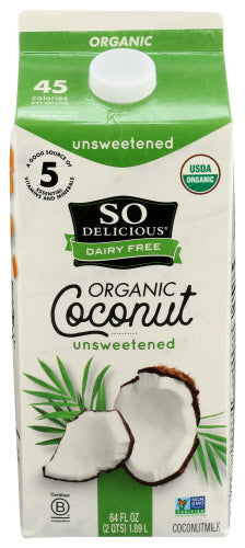 SO DELICIOUS BEV MLK CCNUT USWTND ORG - 64 FO