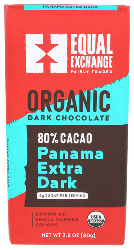 EQUAL EXCHANGE CHOC BAR XDK PANAMA ORG - 2.8 OZ