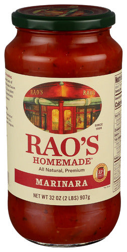 Raos Sauce Marinara Hmmade, 32 OZ.