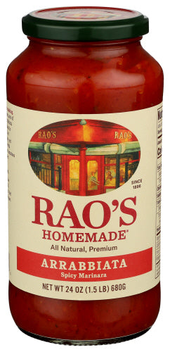 Raos Sauce Arrabbiatta, 24 OZ.