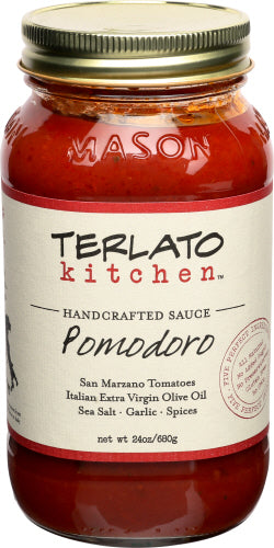 TERLATO KITCHEN SAUCE POMODORO SMLL BATCH - 24 OZ
