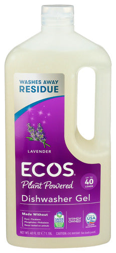 ECOS DISHWASH WAVE GEL AUTO - 40 OZ