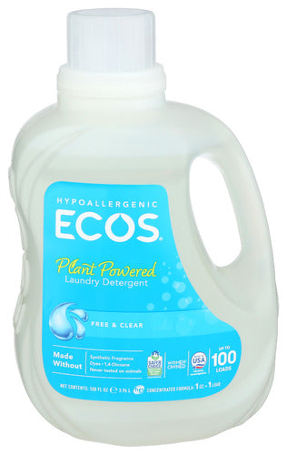 ECOS LNDRY FREE & CLEAR 100Z - 100 OZ