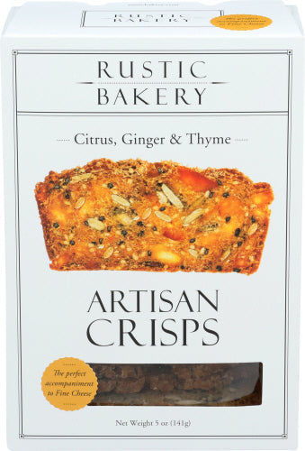 Rustic Bakery Crisps Citrus Gingr Thyme, 5 OZ.