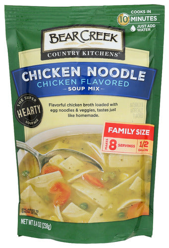 Bear Creek 
Soup Mix Chicken Ndl, 8.4 OZ.
