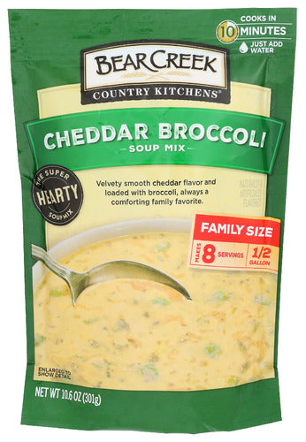 Bear Creek 
Soup Mix Cheddar Broccoli, 10.6 OZ.