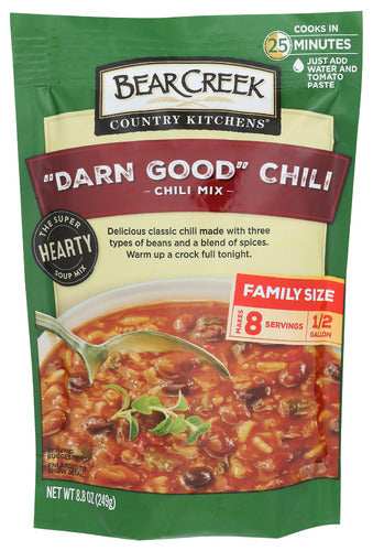 Bear Creek 
Soup Mix Chili Darn Good, 8.8 OZ.