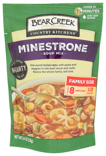 Bear Creek 
Soup Mix Minestrone, 8.4 OZ.