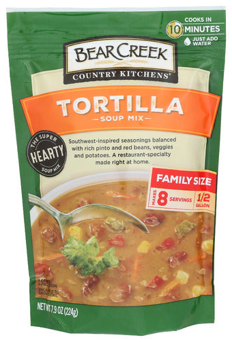 Bear Creek 
Soup Mix Tortilla, 7.9 OZ.