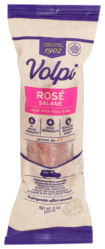 VOLPI SALAME WINE ROSE - 8 OZ