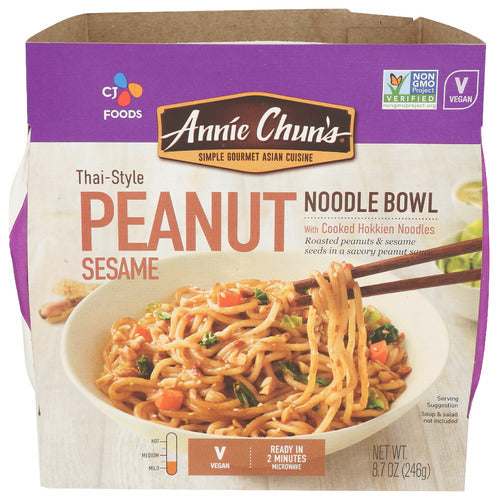 Annie Chuns 
Noodle Bowl Pnut Sesame, 8.7 OZ.