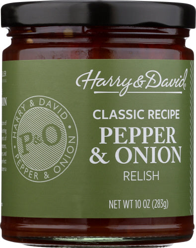 HARRY & DAVID RELISH PEPPER & ONION - 10 OZ
