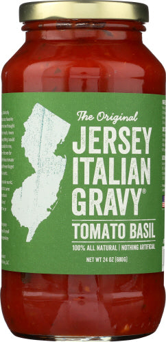JERSEY ITALIAN GRAVY SAUCE PASTA TOMATO BASIL - 24 OZ