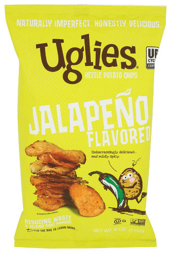 UGLIES CHIP KETTLE JALAPENO - 6 OZ