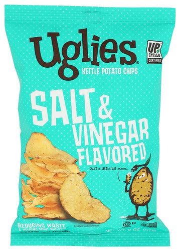 UGLIES CHIPS SALT AND VINEGAR - 2 OZ