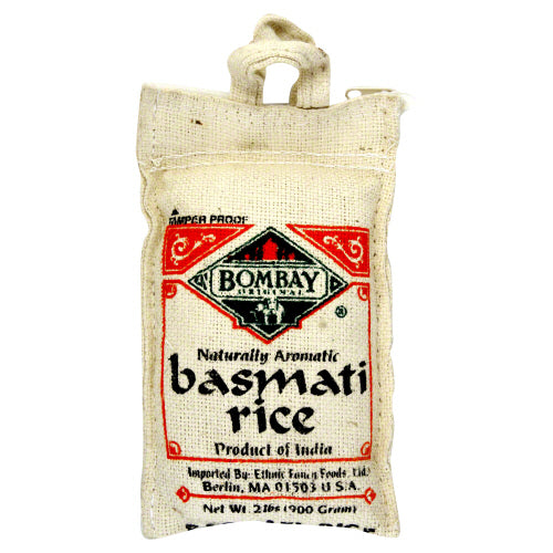 BOMBAY RICE BASMATI WHITE - 2 LB