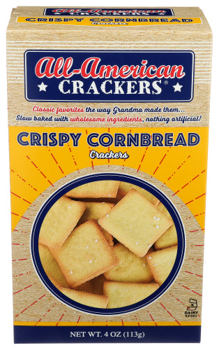 All American 
Cracker Cornbread Crispy, 4 OZ.