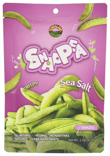 TERRALAND CHIPS SNAP PEA SEA SALT - 1.5 OZ