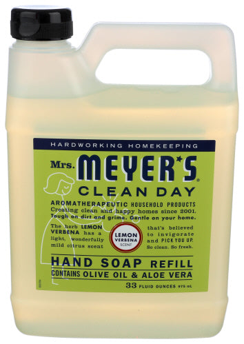 MRS MEYERS CLEAN DAY SOAP REFIL LIQ LEMON - 33 OZ