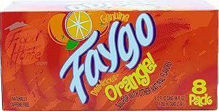Faygo Orange! flavor soda pop. 8-pack 12-fl. oz. c...