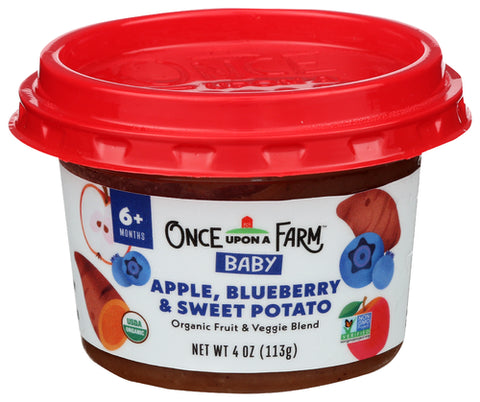 Once Upon A Farm Bby Fd Apl Blby Swpt Org, 4 FO.