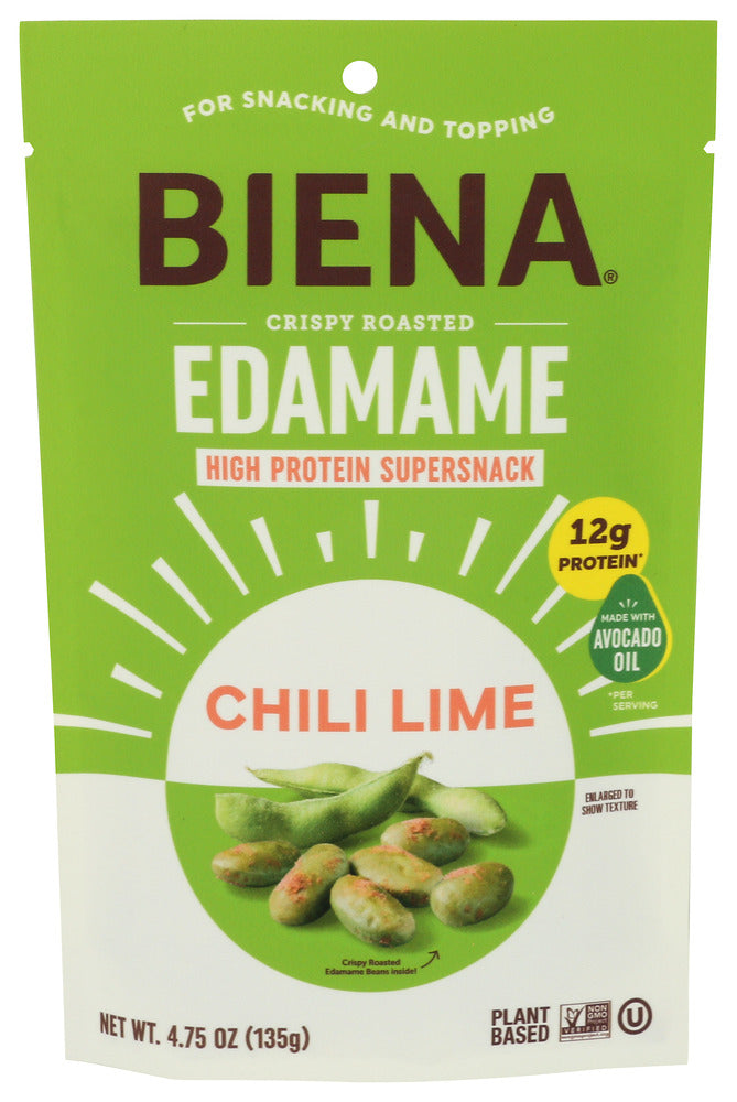 BIENA EDAMAME RST LIME CHILI - 4.75 OZ