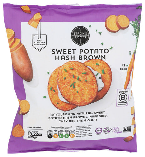 STRONG ROOTS HASHBROWN SWEET POTATO - 13.22 OZ