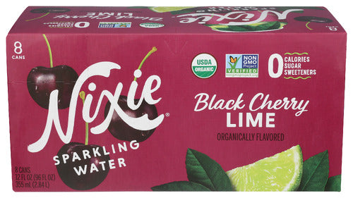 Nixie Water Spr Blkchry Lm 8Pk, 96 FO.