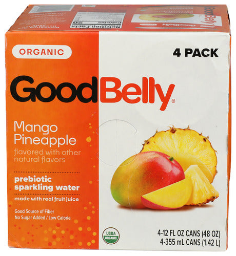GOOD BELLY WATER PREB MNG PNAPL 4PK - 48 FO