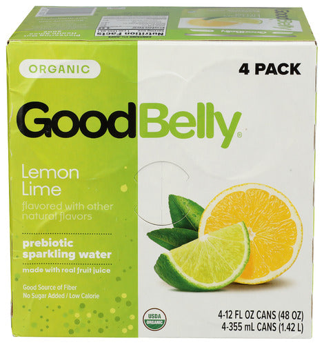 GOOD BELLY WATER PREB LEMN LIME 4PK - 48 FO