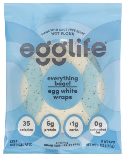 EGGLIFE WRAP EGG WHITE EVRY BAGE - 6 OZ