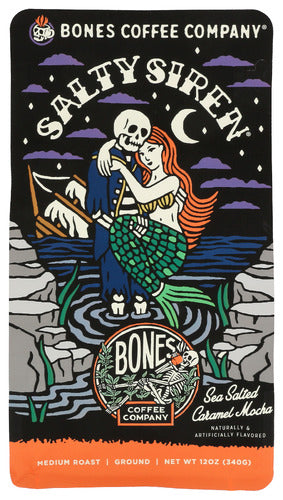 BONES COFFEE COMPANY COFFEE GRND SALTY SIREN - 12 OZ