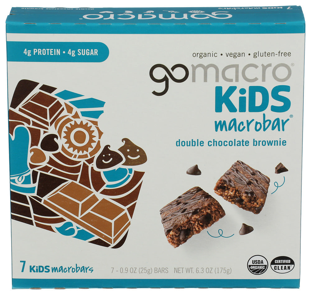 GOMACRO BAR DBL CH BRNIE KDS 7PK - 6.3 OZ