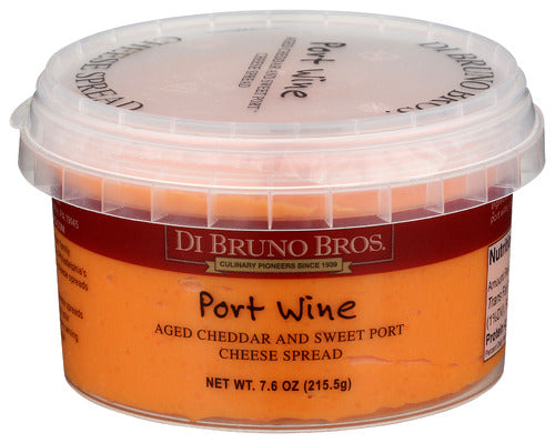 DIBRUNO CHEESE SPREAD PORT WINE - 7.6 OZ