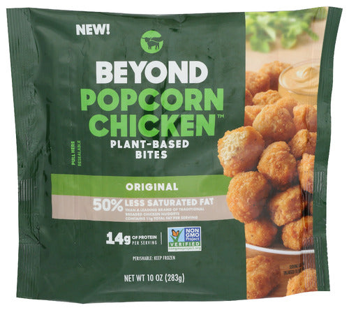 BEYOND MEAT POPCORN CHICKEN PLANT BASED - 10 OZ