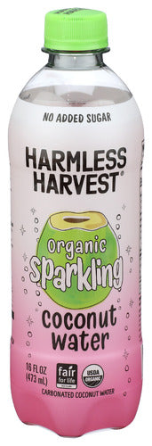 HARMLESS HARVEST WATER COCONUT SPRK ORG - 16 FO